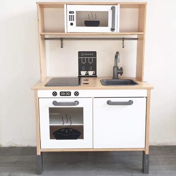 Ikea duktig keukentje stickers oven en magnetron