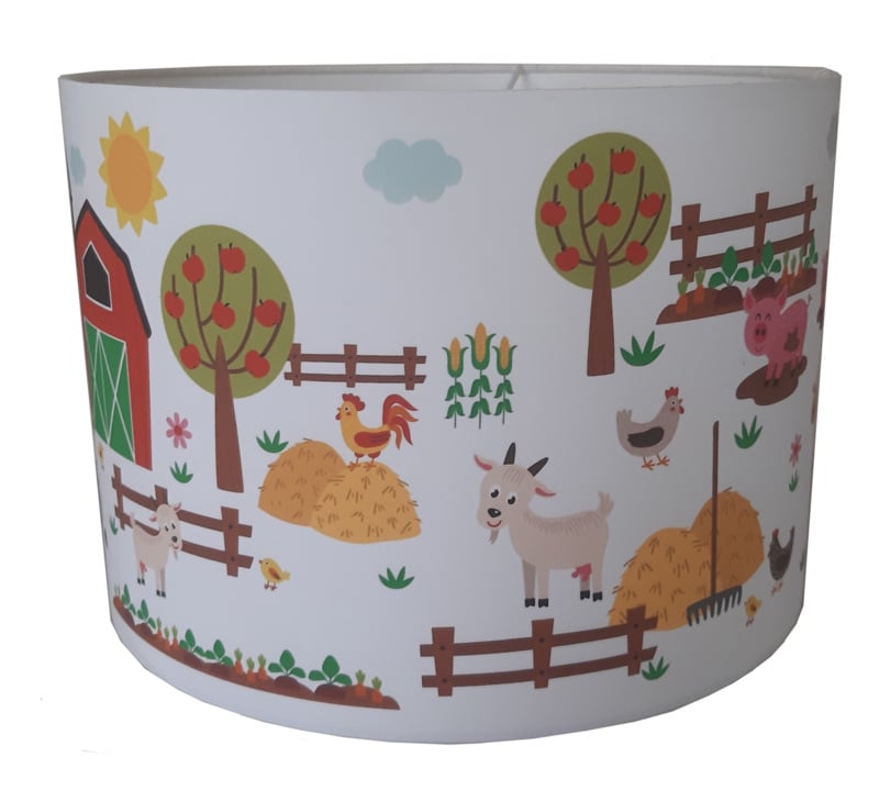 Kinderkamer op de boerderij lamp