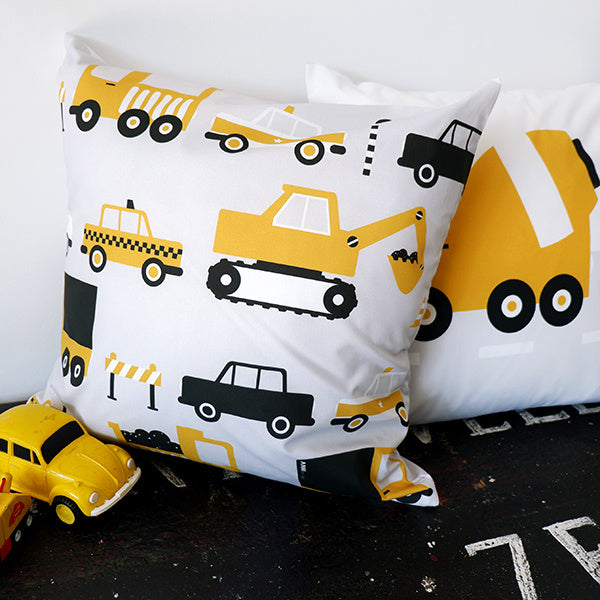 Kussen cement vrachtwagen voertuig oker - inclusief binnenkussen