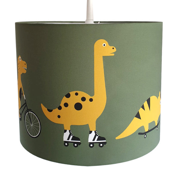 Lamp dino kamer - dinosaurus kinderkamer (olijfgroen)