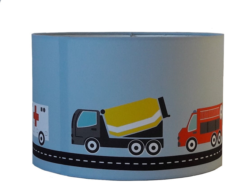 Lamp jongenskamer auto voertuigen lichtblauw