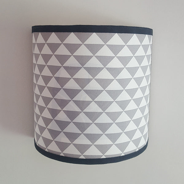 Wandlamp silhouet graafmachine - diverse kleuren + stof prints