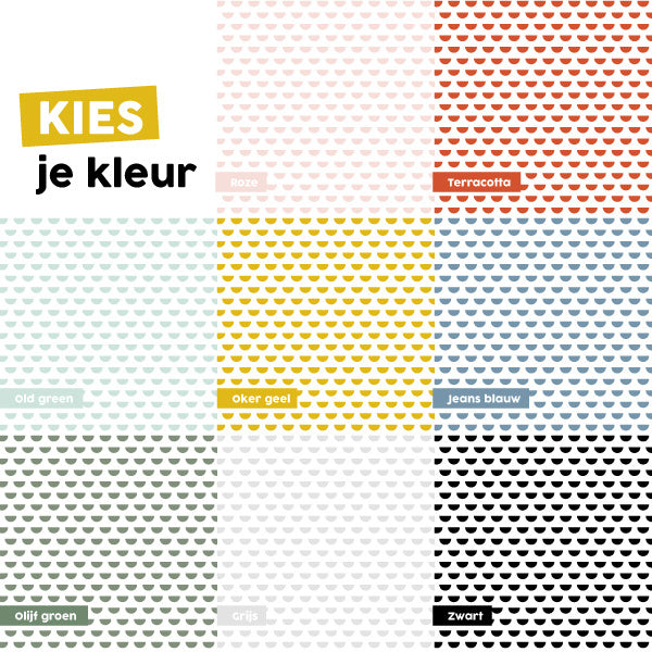 Wandlamp silhouet graafmachine - diverse kleuren + stof prints