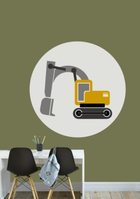 Kinderkamer aankleding en decoratie set - auto voertuigen kinderkamer