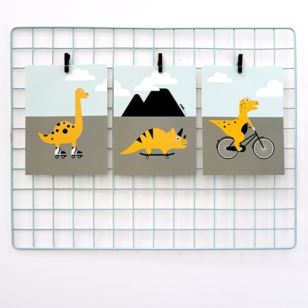 Kinderkamer aankleding en decoratie set - Dinosaurus kamer