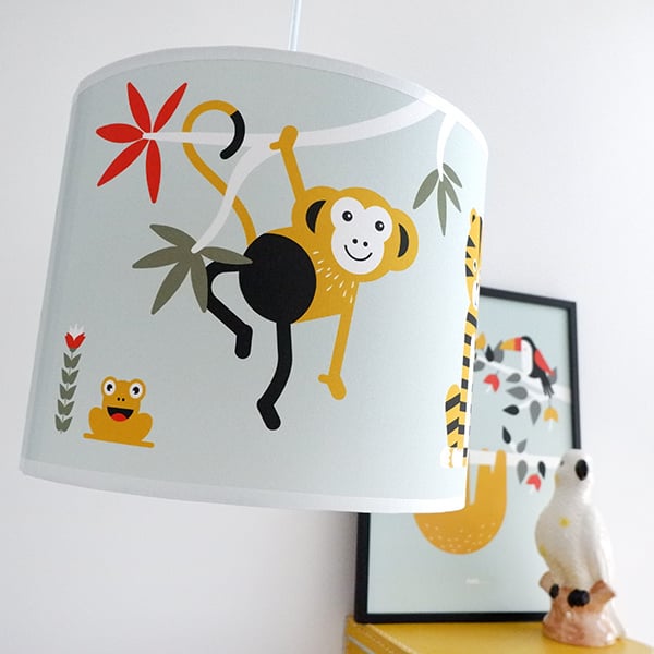 Lampen set jungle kamer - mint