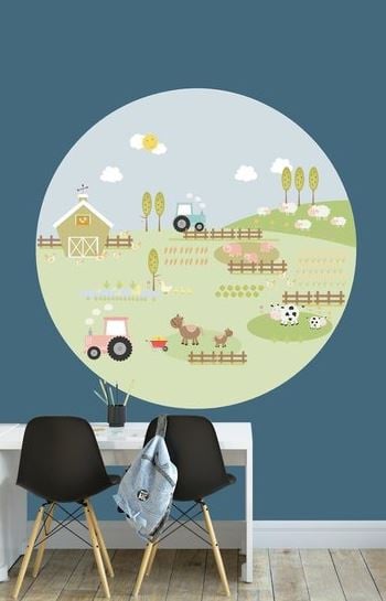 Muursticker kinderkamer - boerderij