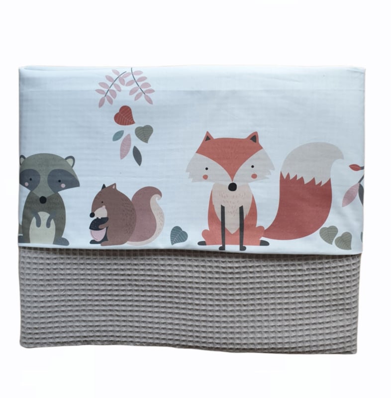 Babykamer decoratie set - Bosdieren (herfst) met lamp