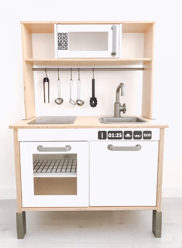 Ikea keukentje sticker vaatwasser knoppen (zwart)