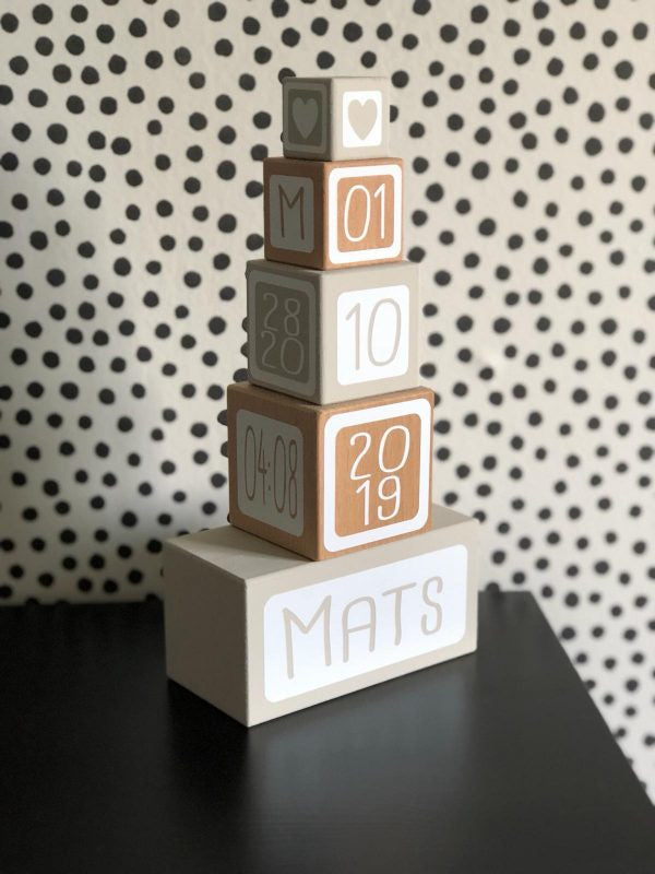 Geboorteblokken speciale editie - versie 2.0 (diverse kleuren)