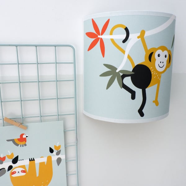 Lampen set jungle kamer - mint