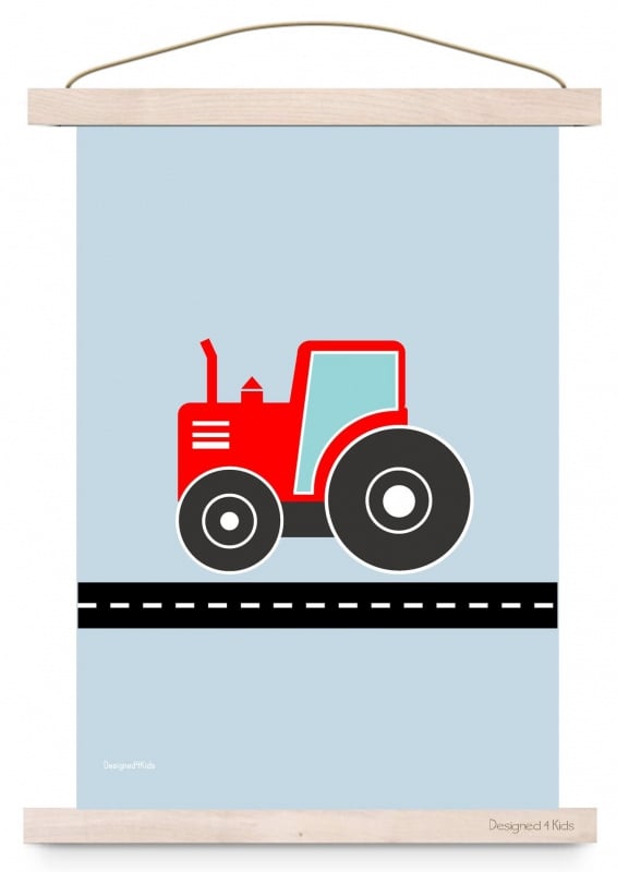 Poster jongenskamer tractor - A3