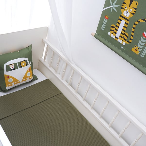 Babykamer aankleding en decoratie set - Jungle safari olijfgroen
