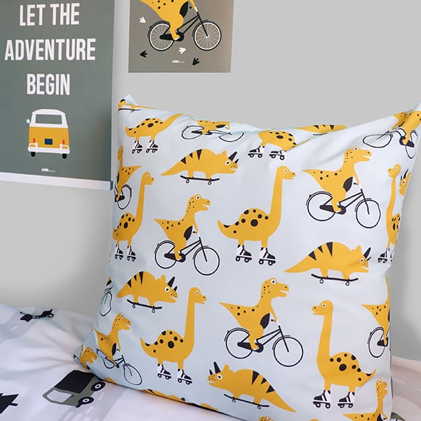 Kussen XL dino dinosaurus kamer incl binnenkussen