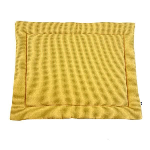 Boxkleed wafelstof reversible - kleur naar keuze