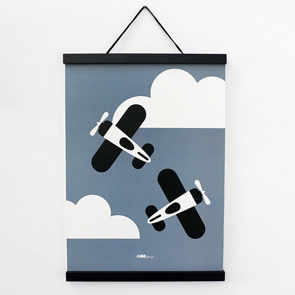 Poster hanger zwart - A3 formaat