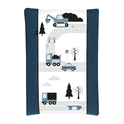 Babykamer aankleding en decoratie set - Voertuigen jeansblauw (met hang- of plafondlamp)