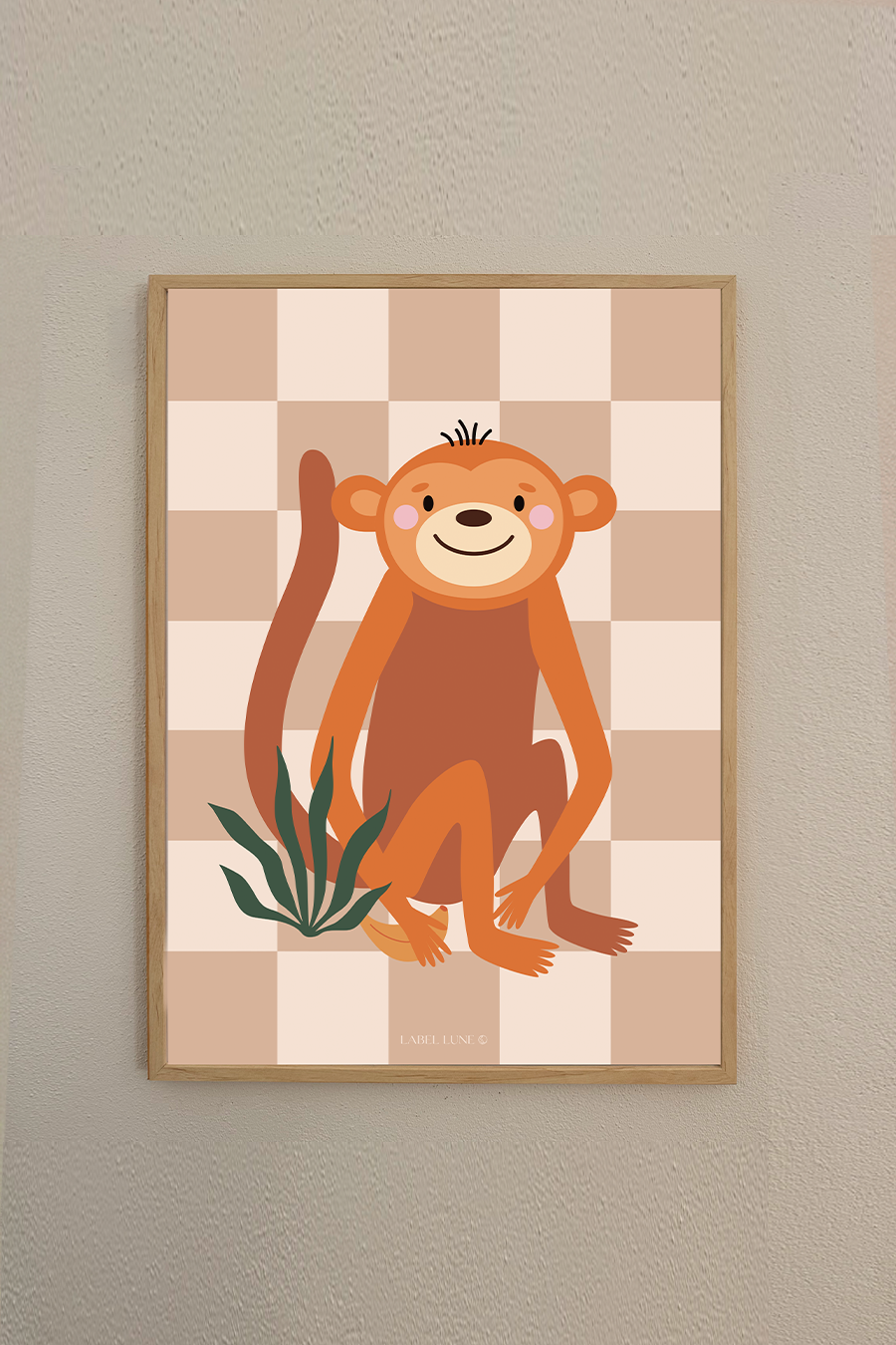 Aapje Don poster voor de kinderkamer