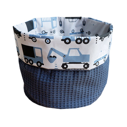 Babykamer aankleding en decoratie set - Voertuigen jeansblauw (met hang- of plafondlamp)