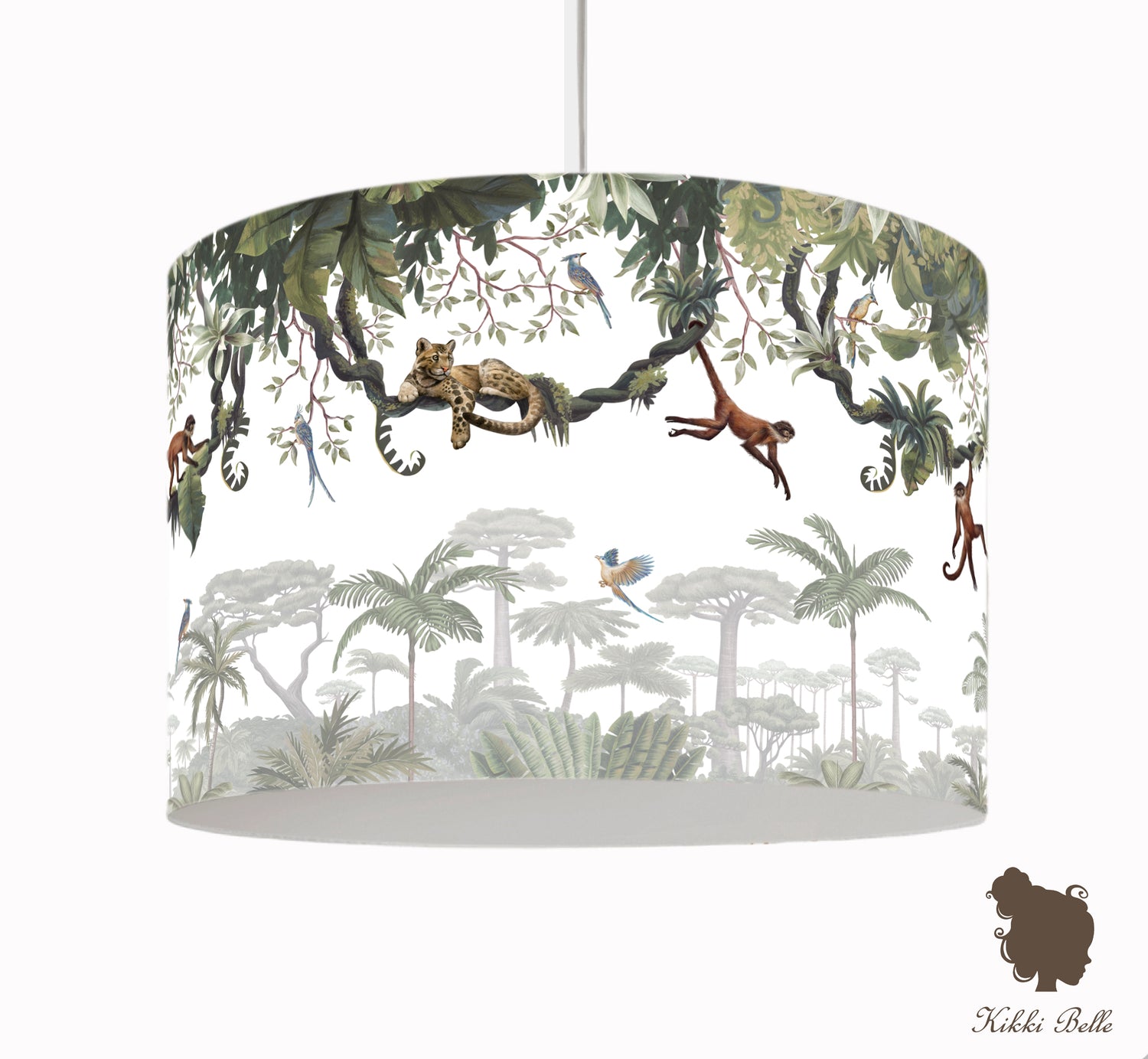 Hanglamp Cheecky Monkeys kinderkamer - Kikki Belle
