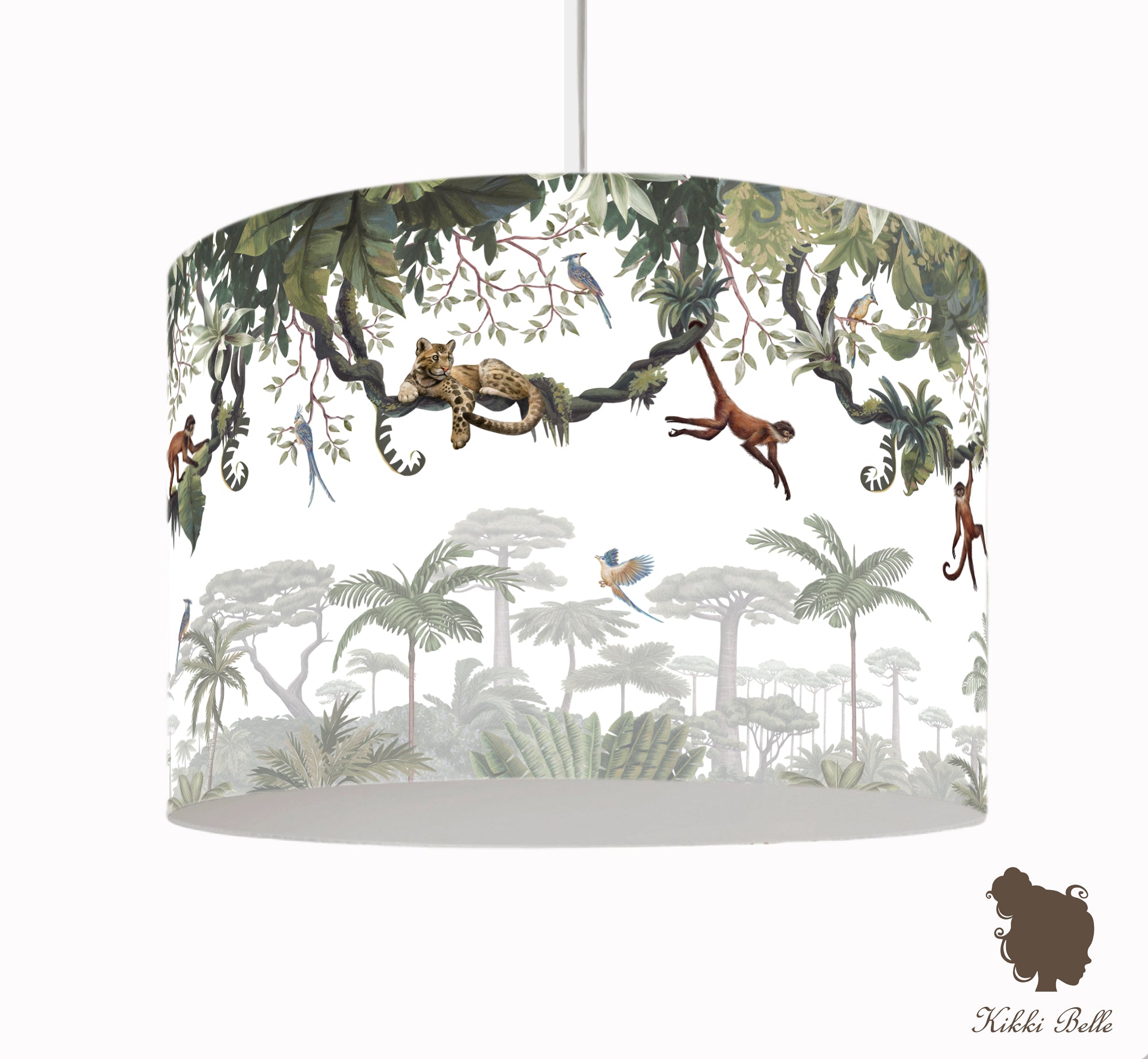 Hanglamp Cheecky Monkeys kinderkamer - Kikki Belle