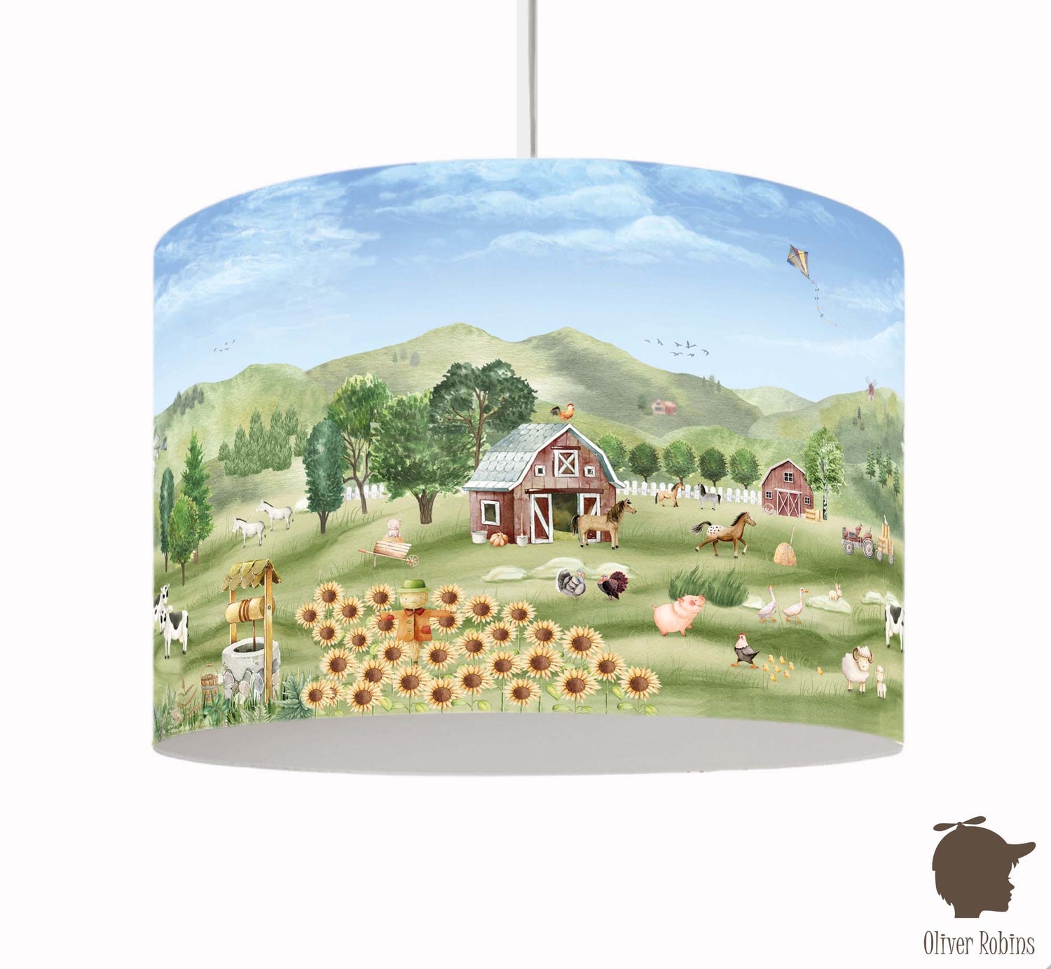 Hanglamp Farm Joy kinderkamer - Oliver Robins