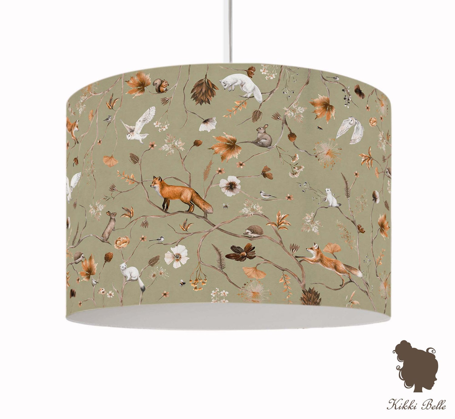 Hanglamp Playful Forest groen kinderkamer - Kikki Belle
