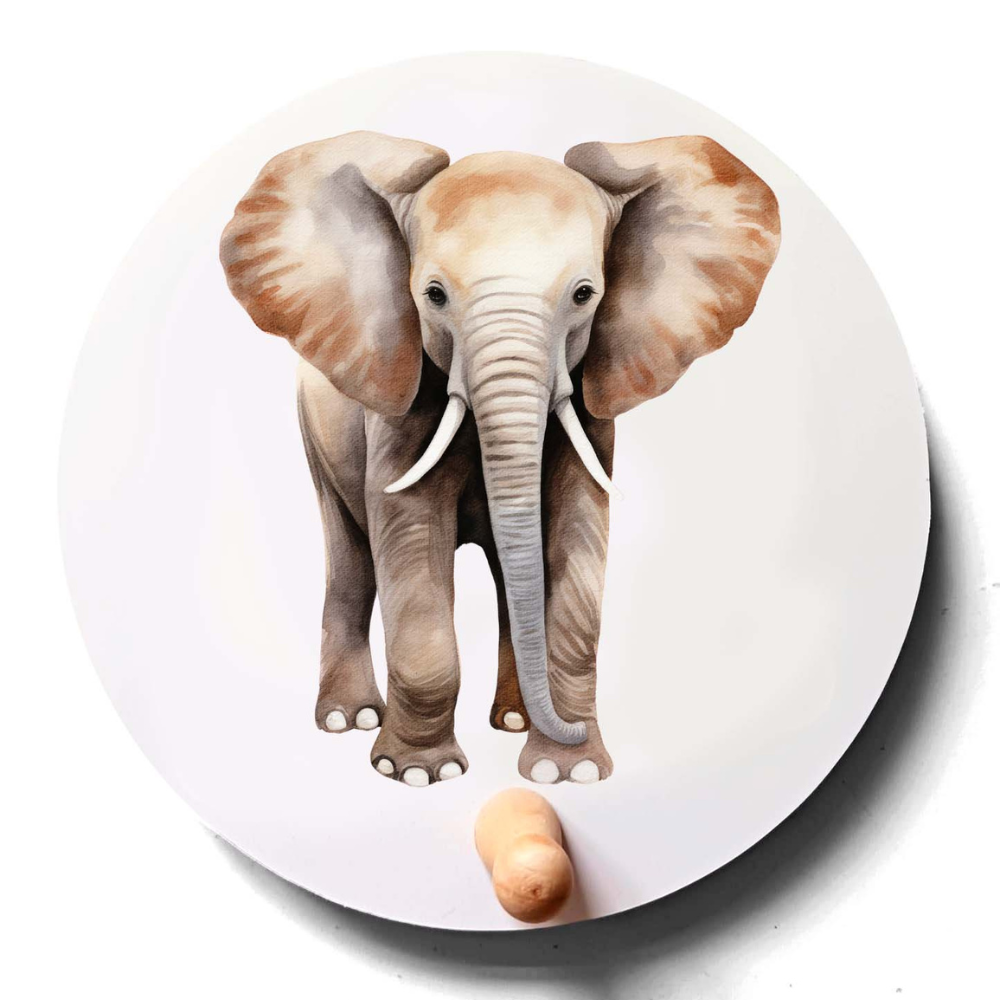 Kapstok Olifant Safari dieren kinderkamer