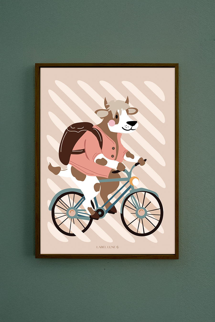 Koetje Suusie poster voor de kinderkamer