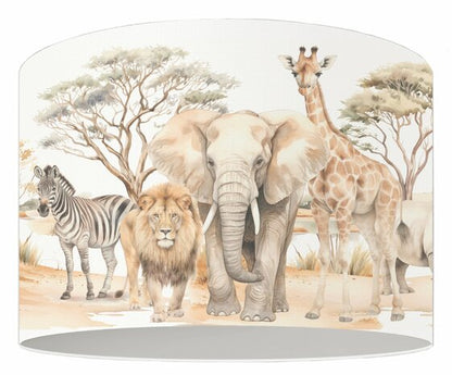 Kinderlamp Safari Dieren - Jungle