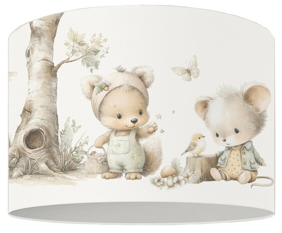 Kinderlamp Kleine Bosvriendjes voor babykamer of kinderkamer