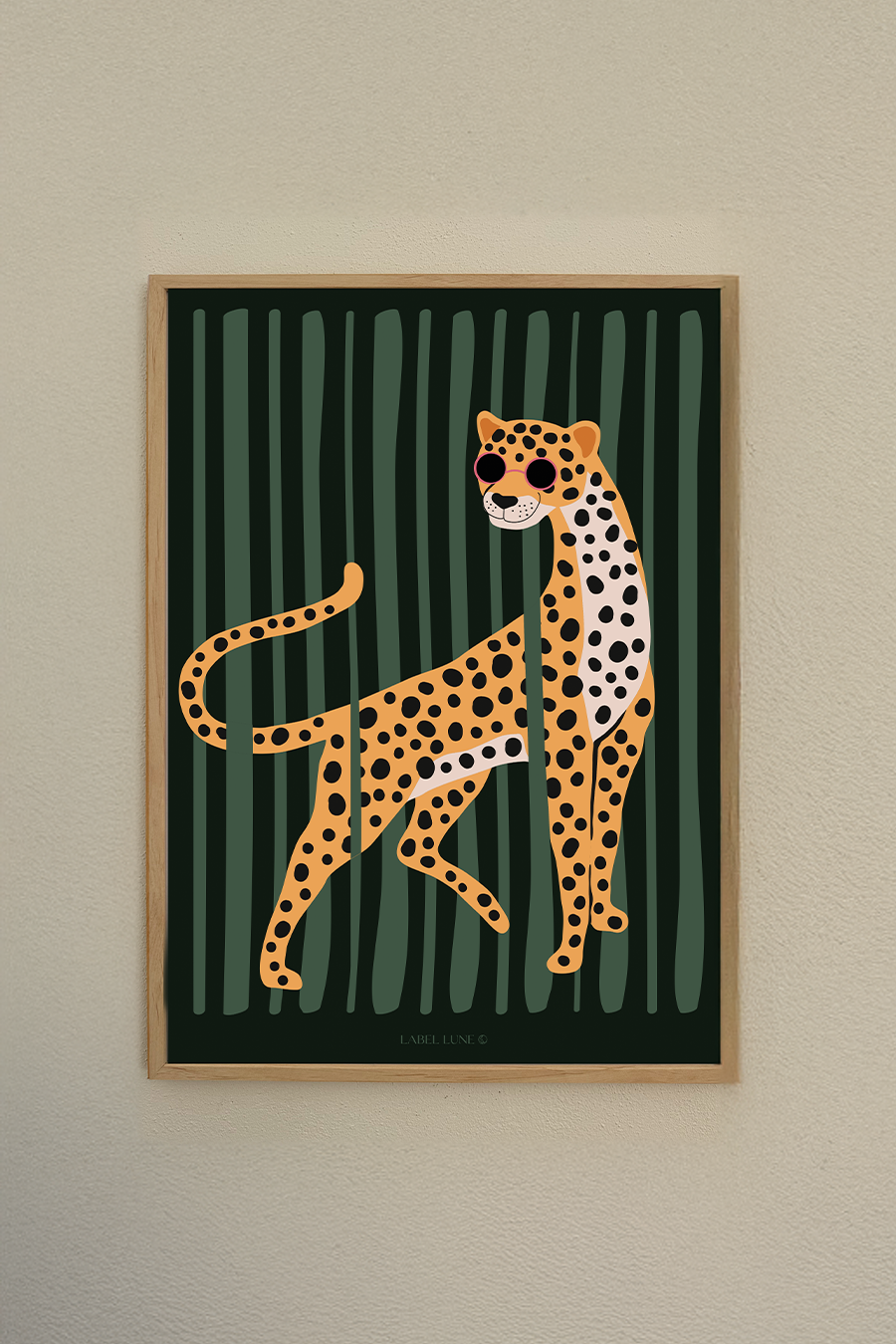 Luipaard Yala poster voor de kinderkamer