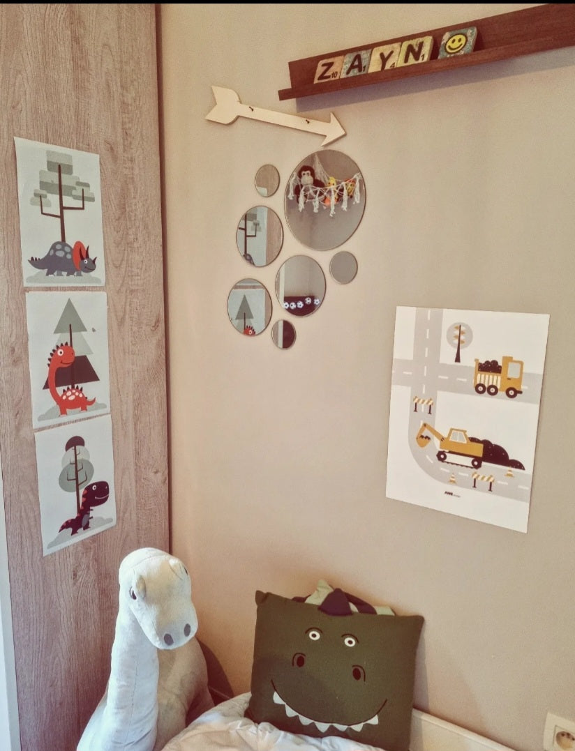 WIETRE® Set van 6 afbeeldingen bouwvoertuigen, graafmachine, kraan, kinderkamer, decoratie, afbeelding jongen babykamer, poster DIN A4, vrachtwagen, bouwplaats, heftruck, roller, auto, voertuigen WIETRE® Set van 6 afbeeldingen bouwvoertuigen, graafmachine, kraan, kinderkamer, decoratie, afbeelding jongen babykamer, poster DIN A4, vrachtwagen, bouwplaats, heftruck, roller, auto, voertuigen