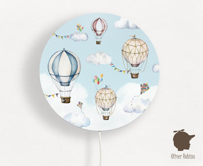 Wandlamp rond Balloons Bonanza kinderkamer - Oliver Robins