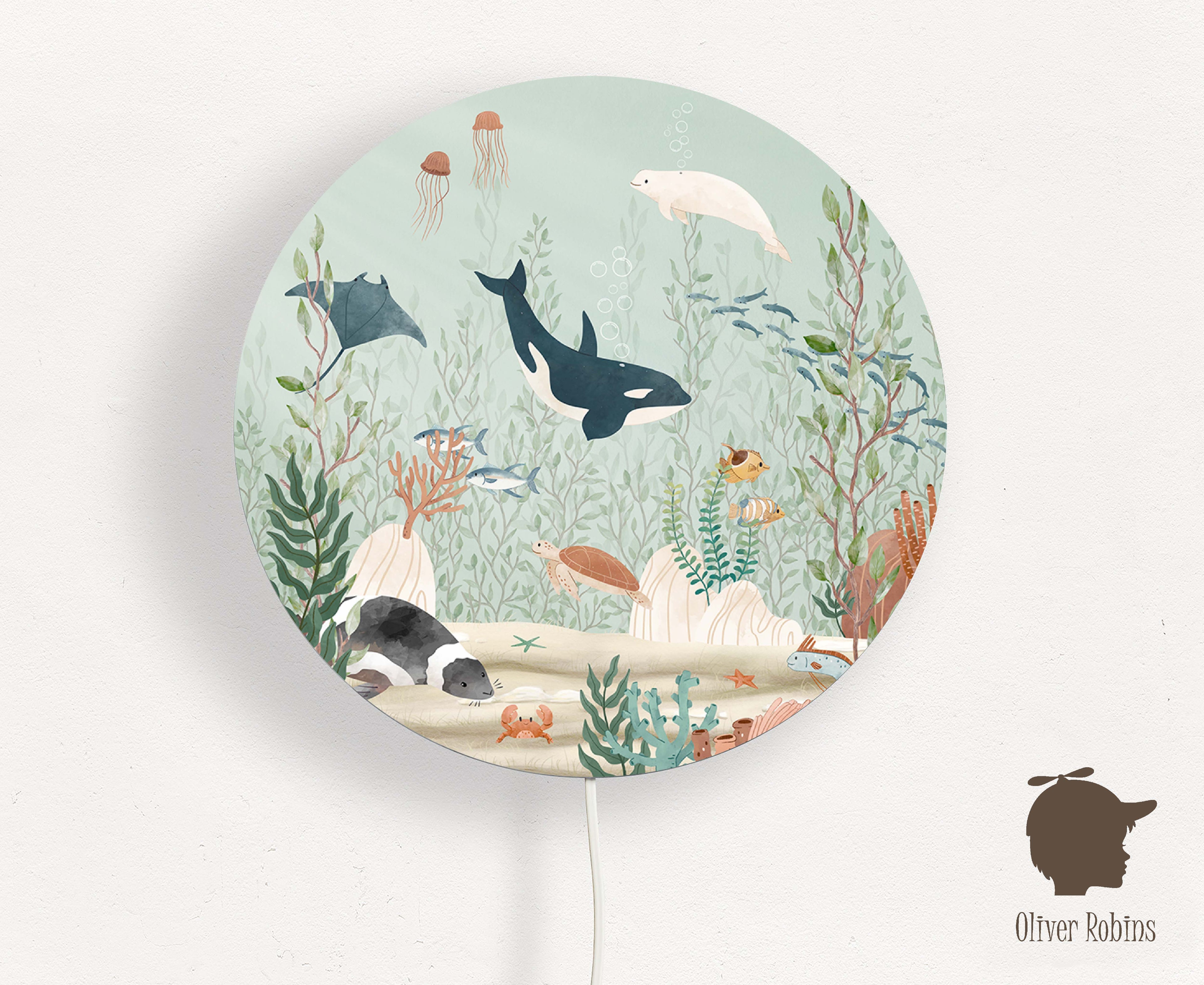 Wandlamp rond Kelp Forest kinderkamer - Oliver Robins