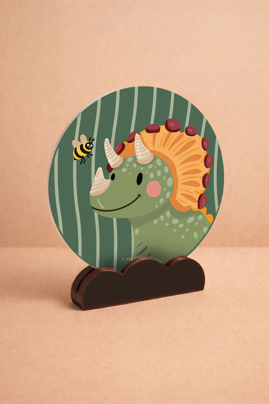 Muurcirkel Dino Levi voor kinderkamer