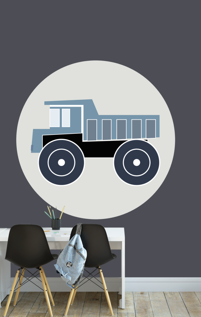 Muursticker kinderkamer - oplegger jeans blauw
