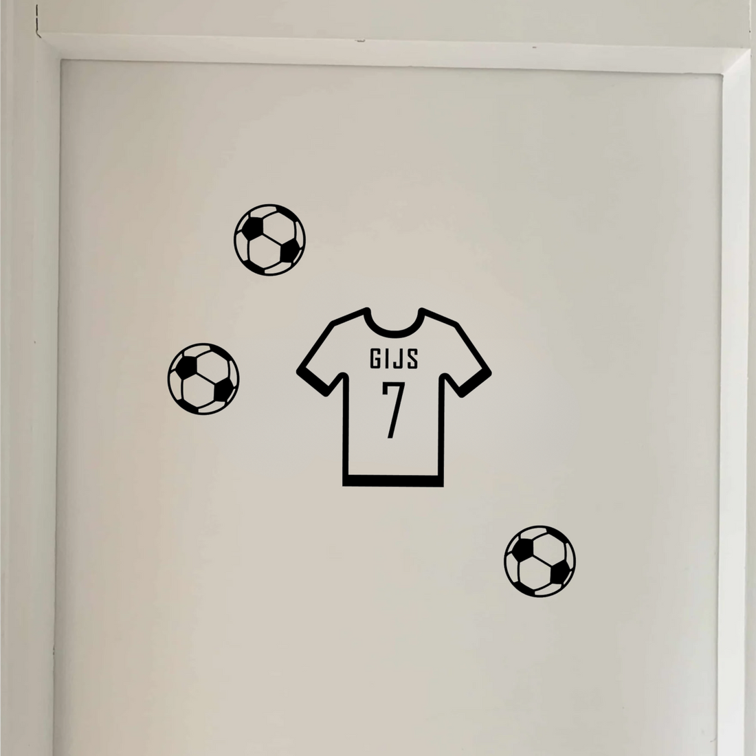 Naamsticker voetbal