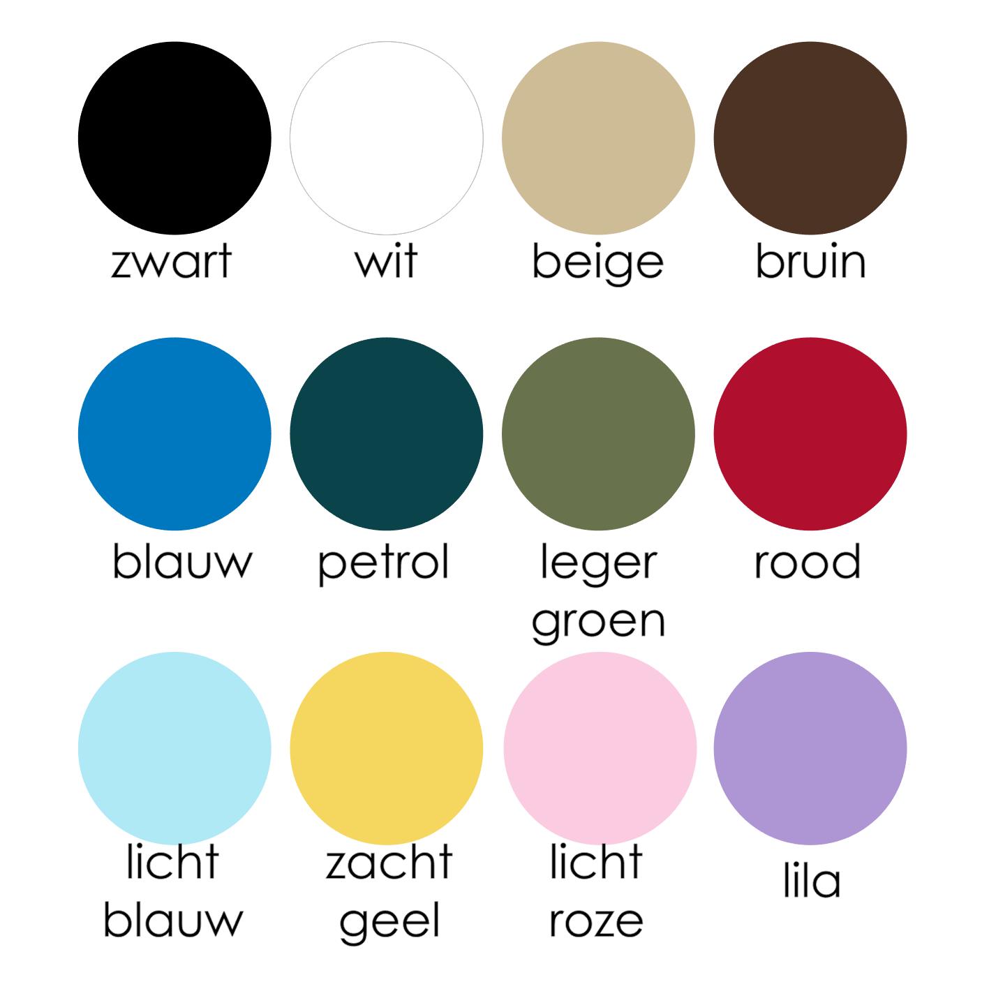 Wandplankje diverse kleuren