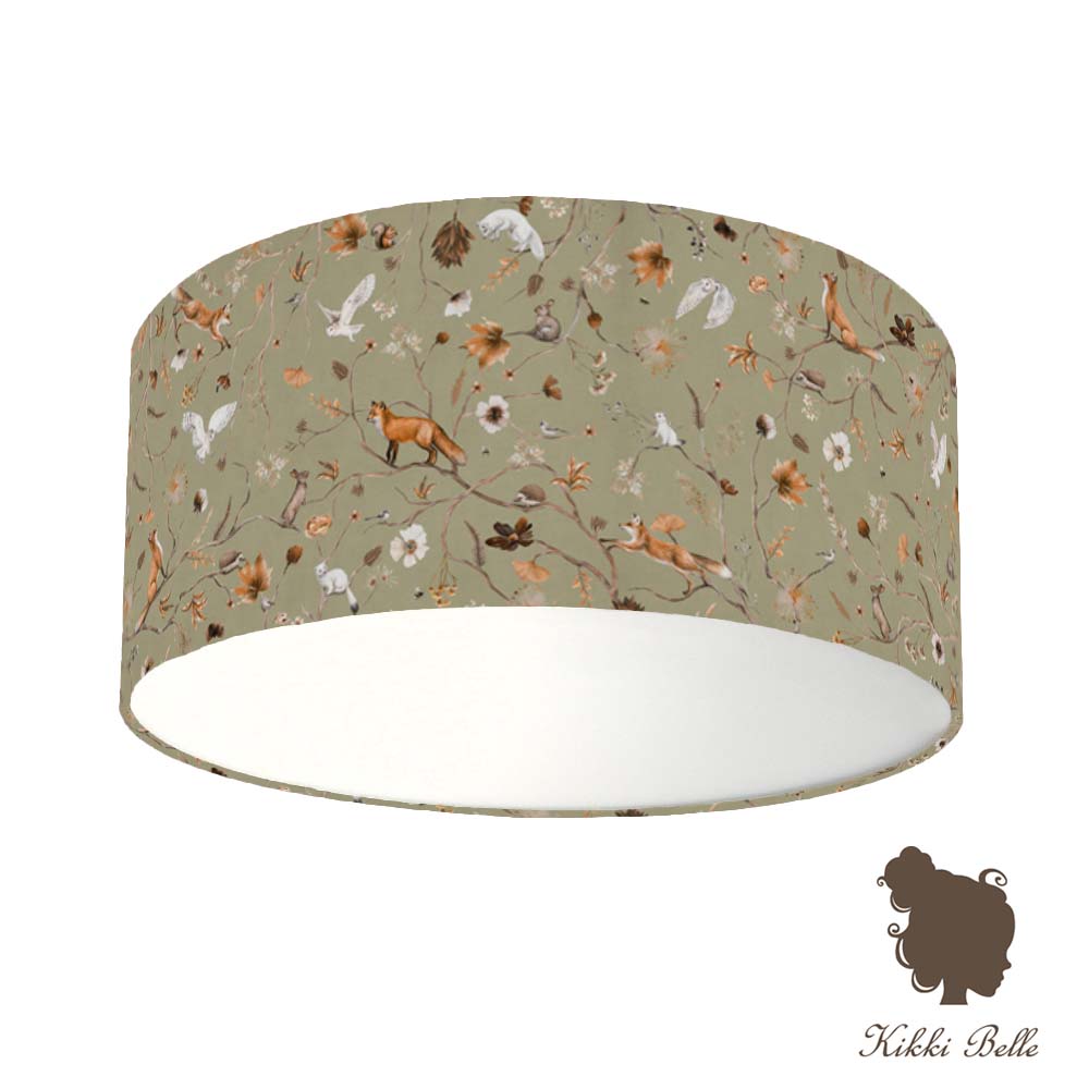 Plafondamp Playful Forest groen kinderkamer - Kikki Belle
