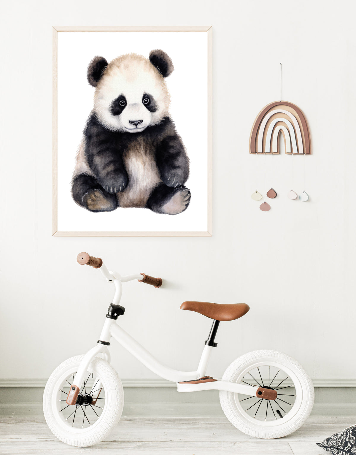 Poster Panda Safari dieren - kinderkamer