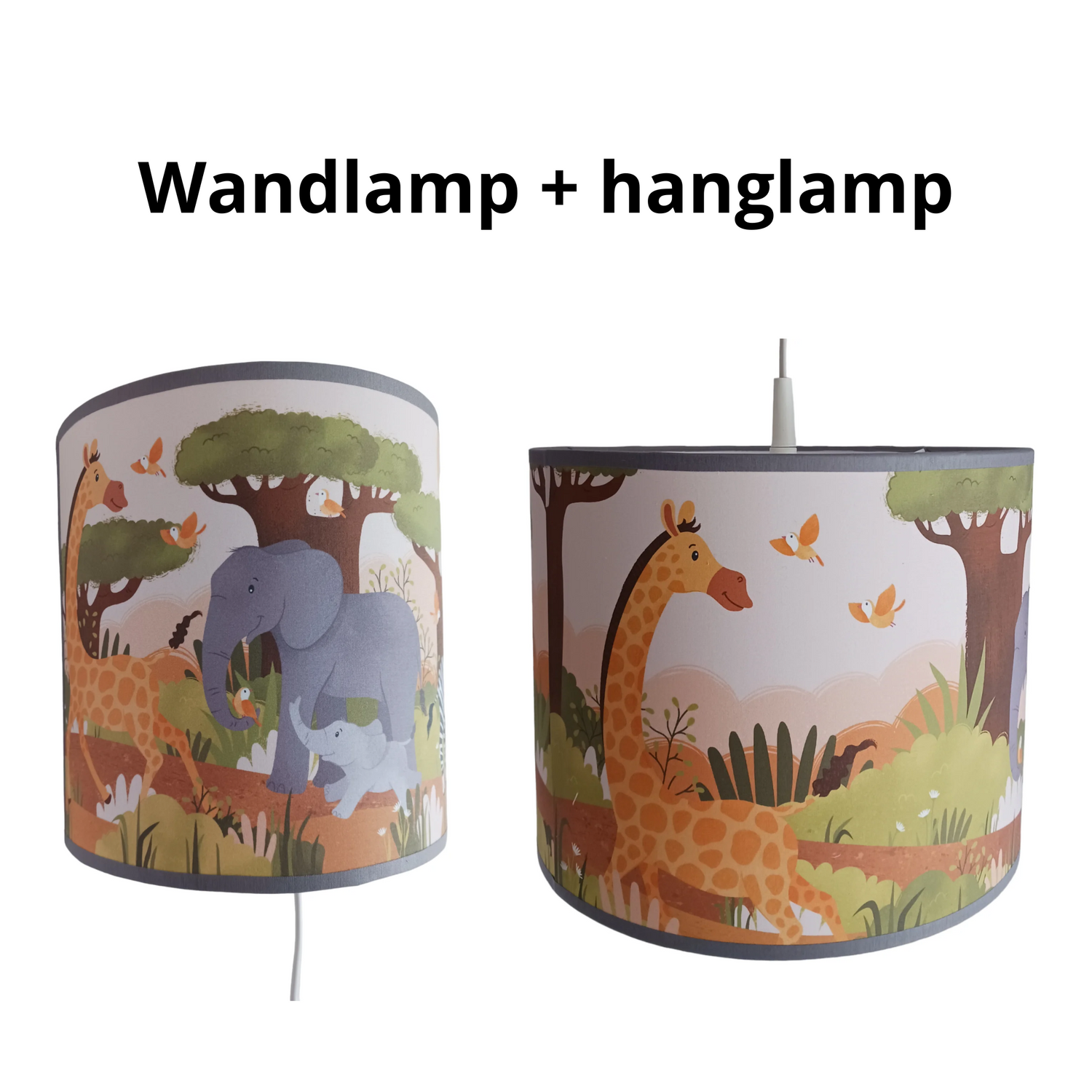 Lampen set safari dieren