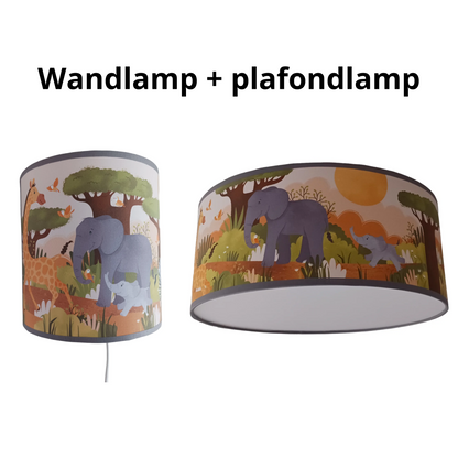 Lampen set safari dieren