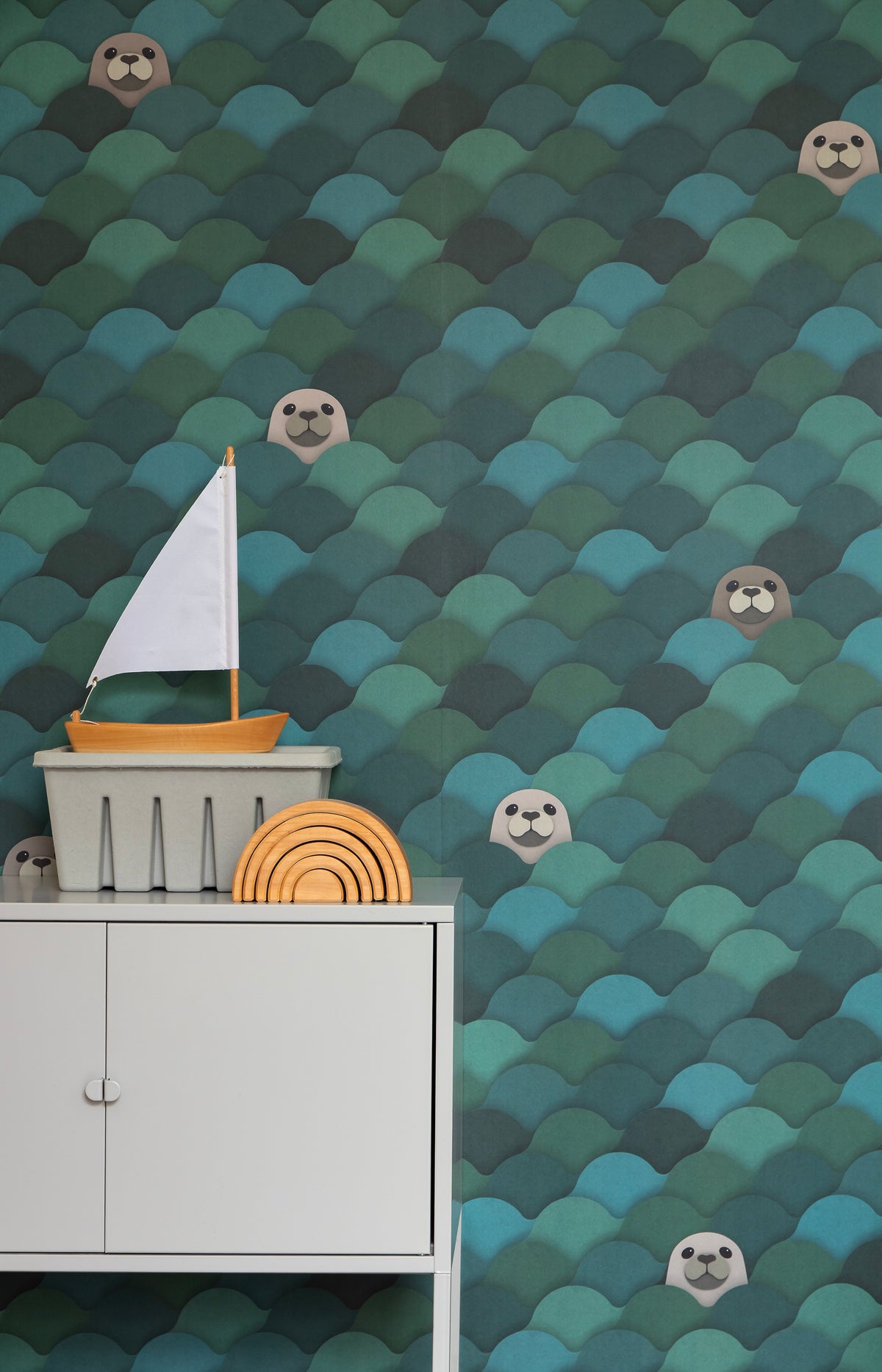 Zeehonden behang