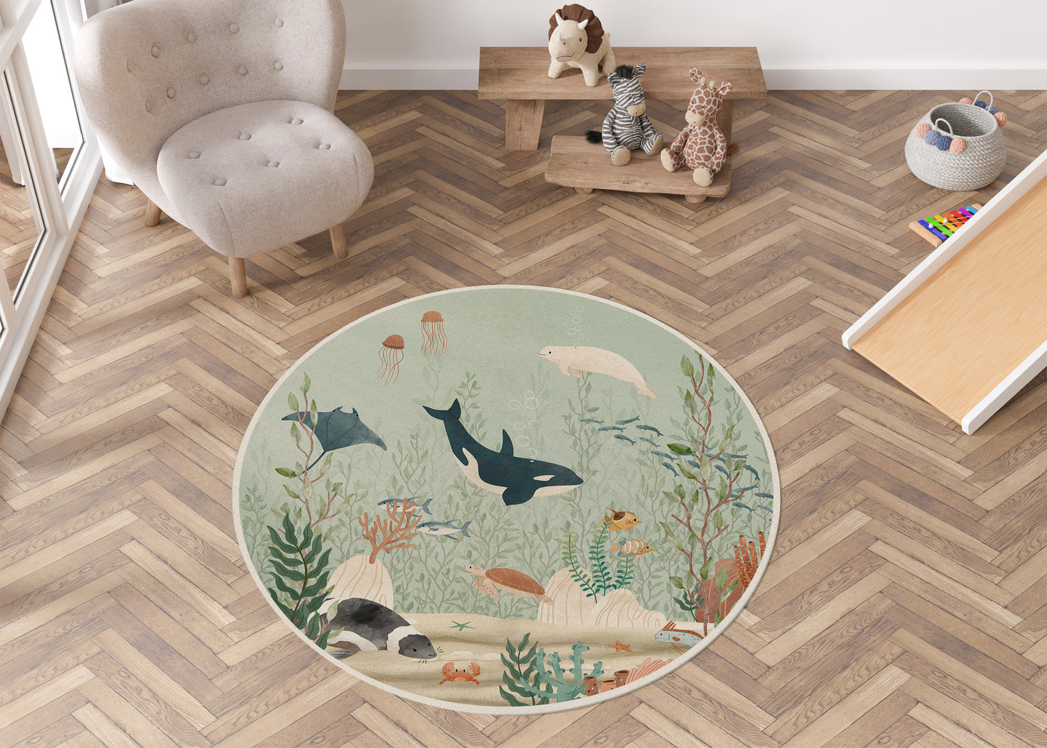 Vloerkleed Kelp Forest kinderkamer - Kikki Belle