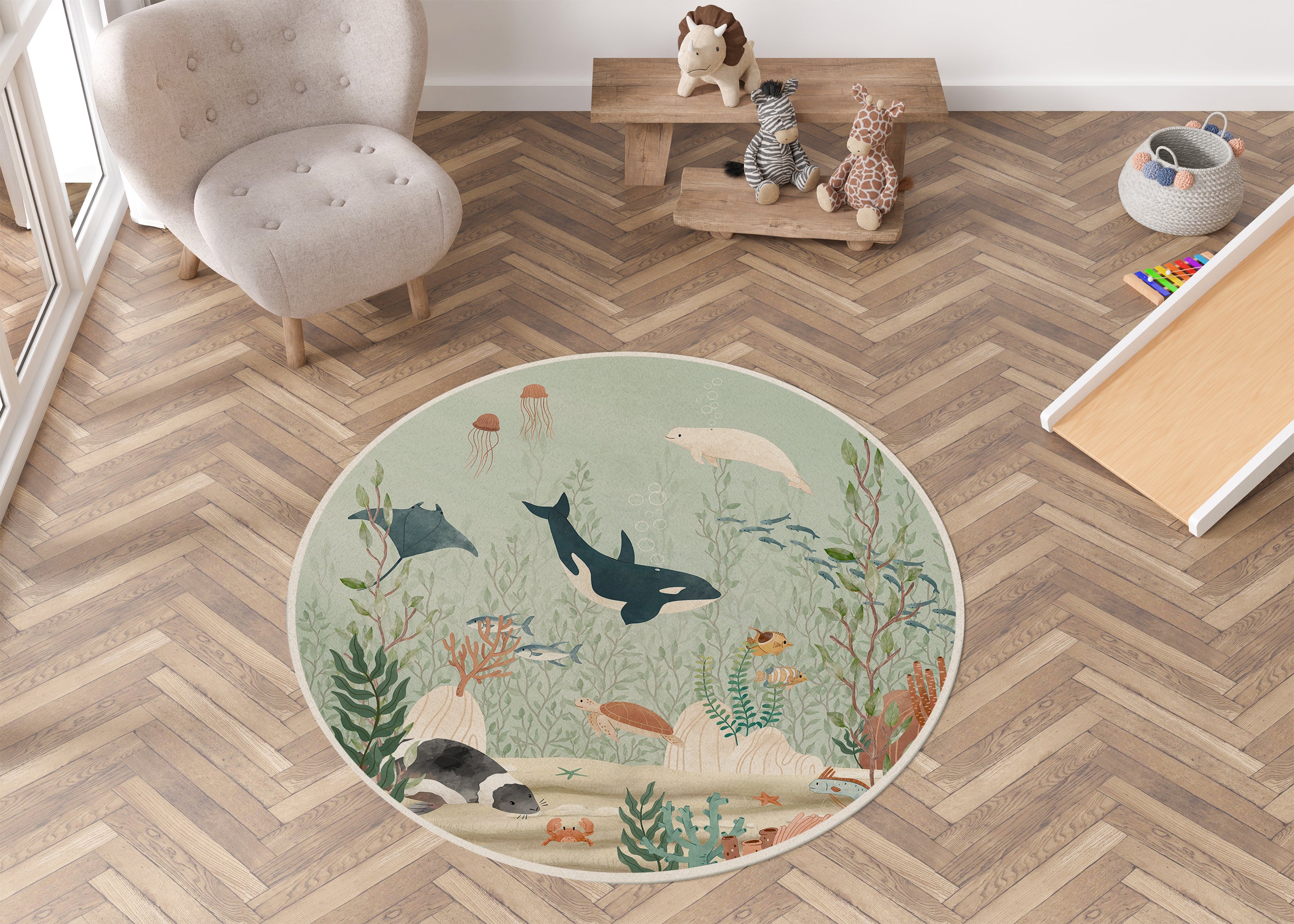 Vloerkleed Kelp Forest kinderkamer - Kikki Belle