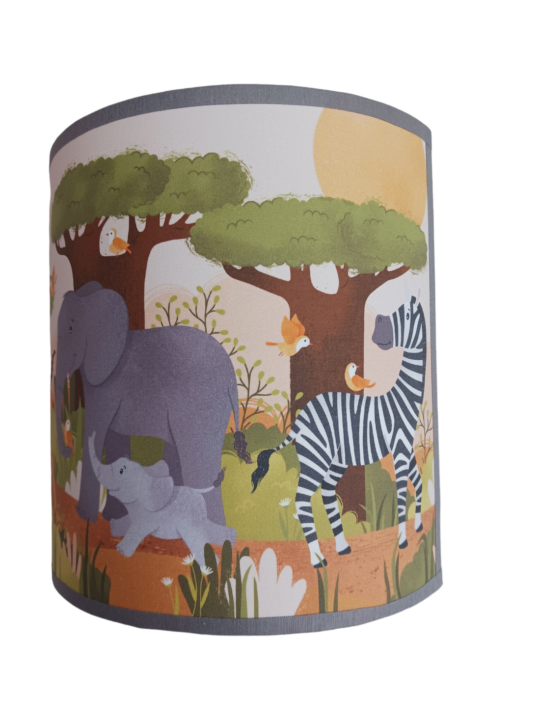 Wandlamp jungle kamer - kinderkamer giraffe, olifanten en zebra
