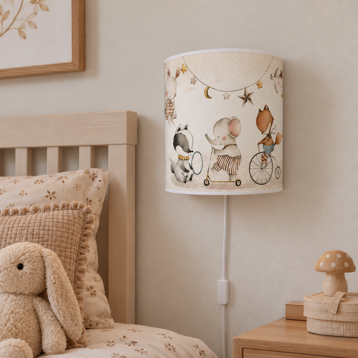 Wandlamp Circus babykamer