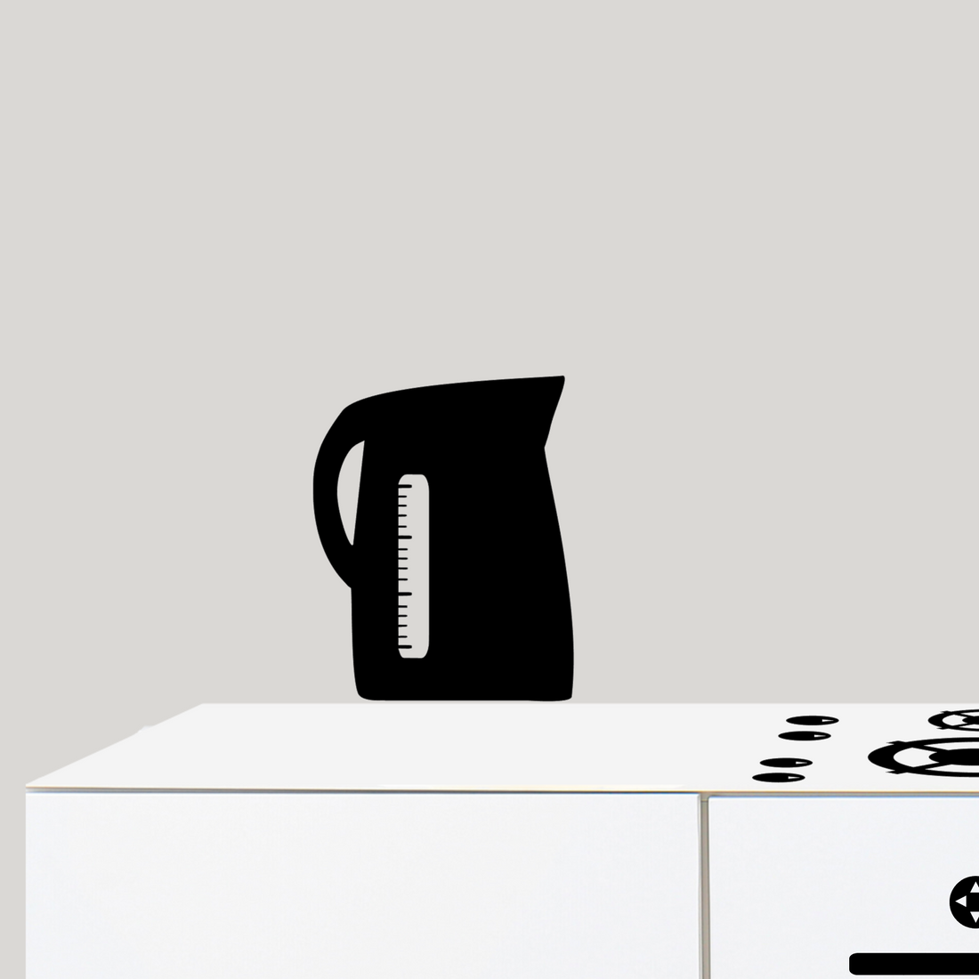 Kinderkeuken - speelkeuken sticker waterkoker