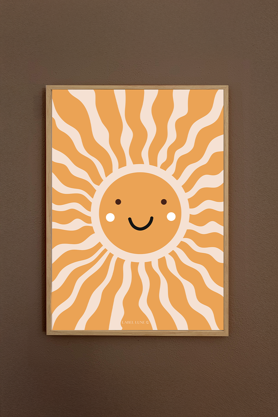 Zon Sonne poster voor de kinderkamer
